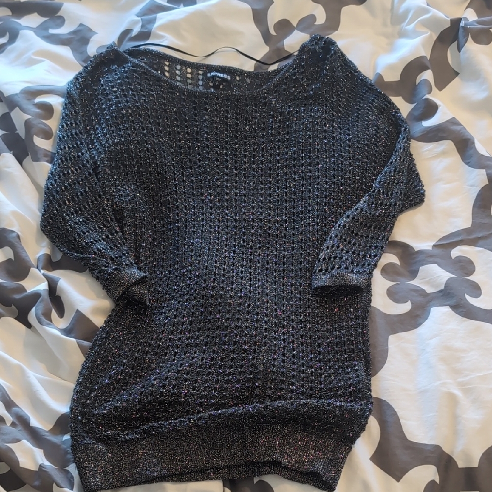 Express Charcoal Knit Sweater